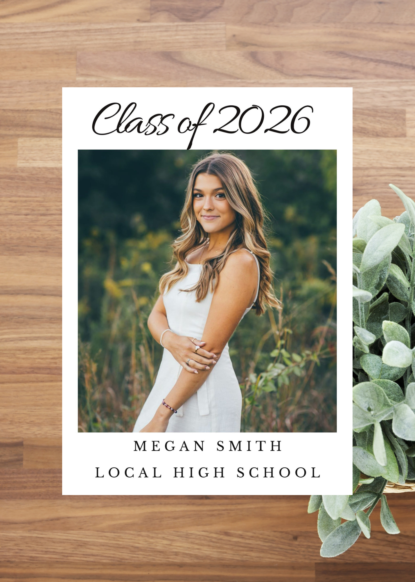 Graduation Announcement Magnets